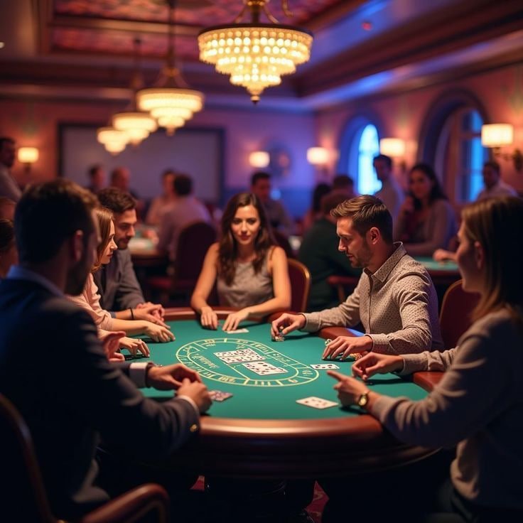 Pemain menikmati permainan casino live dengan tampilan modern di perangkat mobile